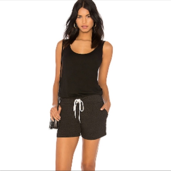 Monrow Drawstring Blue Romper - Picture 3 of 13